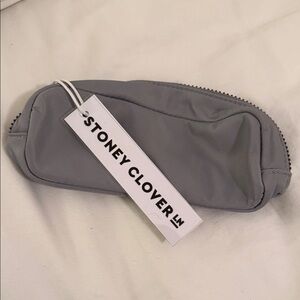 Stoney Clover Lane SCL Gray Cosmetic Bag Pencil Case